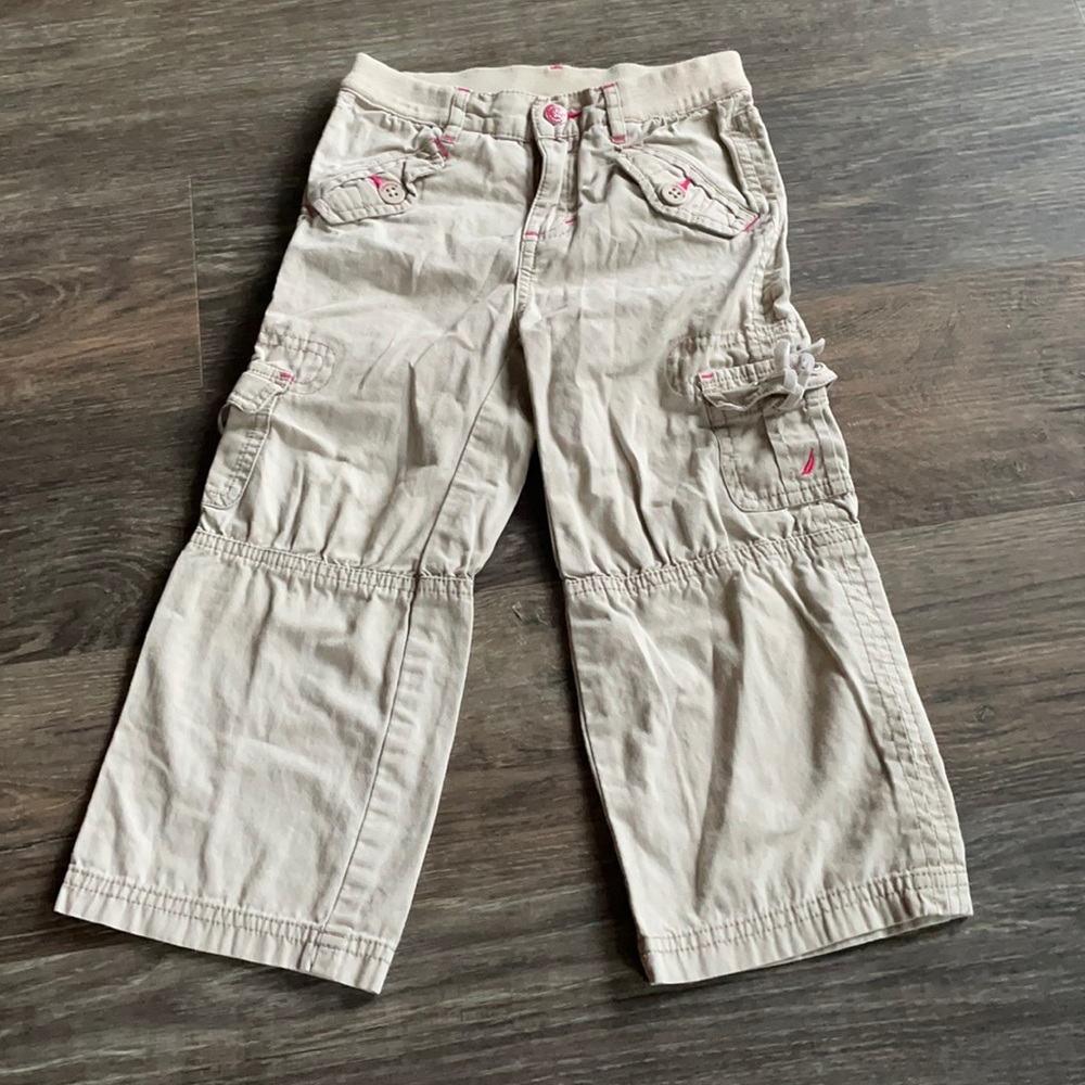 4/$20 Girls Nautica Cargo Pants Sz 3